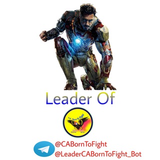 👔Leader Of 📘CA - Born To Fight 👊 logo