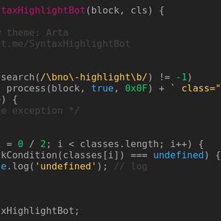 Syntax Highlight Bot logo
